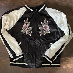 Embroidered Bomber Jacket
